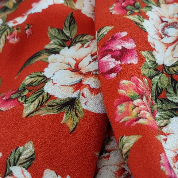 Farm Rio Patchwork Floral Printed Midi Skirt for Anthropologie Sz. Small - Picture 3 of 13